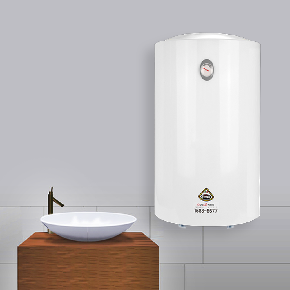 페로리 SEV50 벽걸이형 소형 저장식전기온수기 회사 관공서 화장실 샤워실
